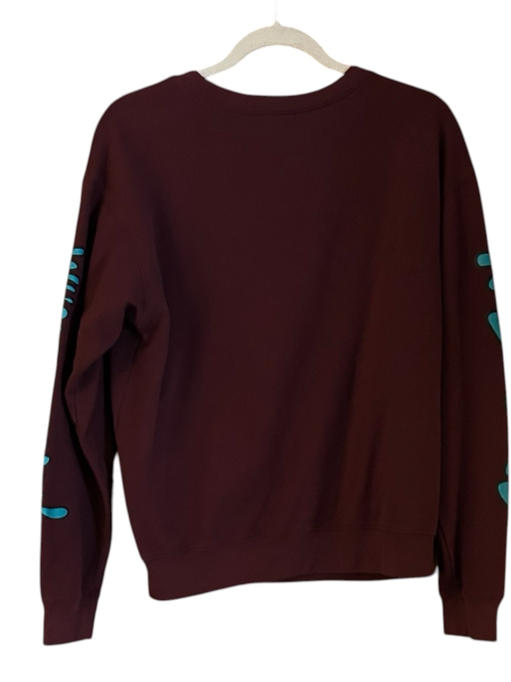 Scooby-Doo Graphic Crewneck Sweatshirt - Maroon. Size Large - Picture 2 of 8